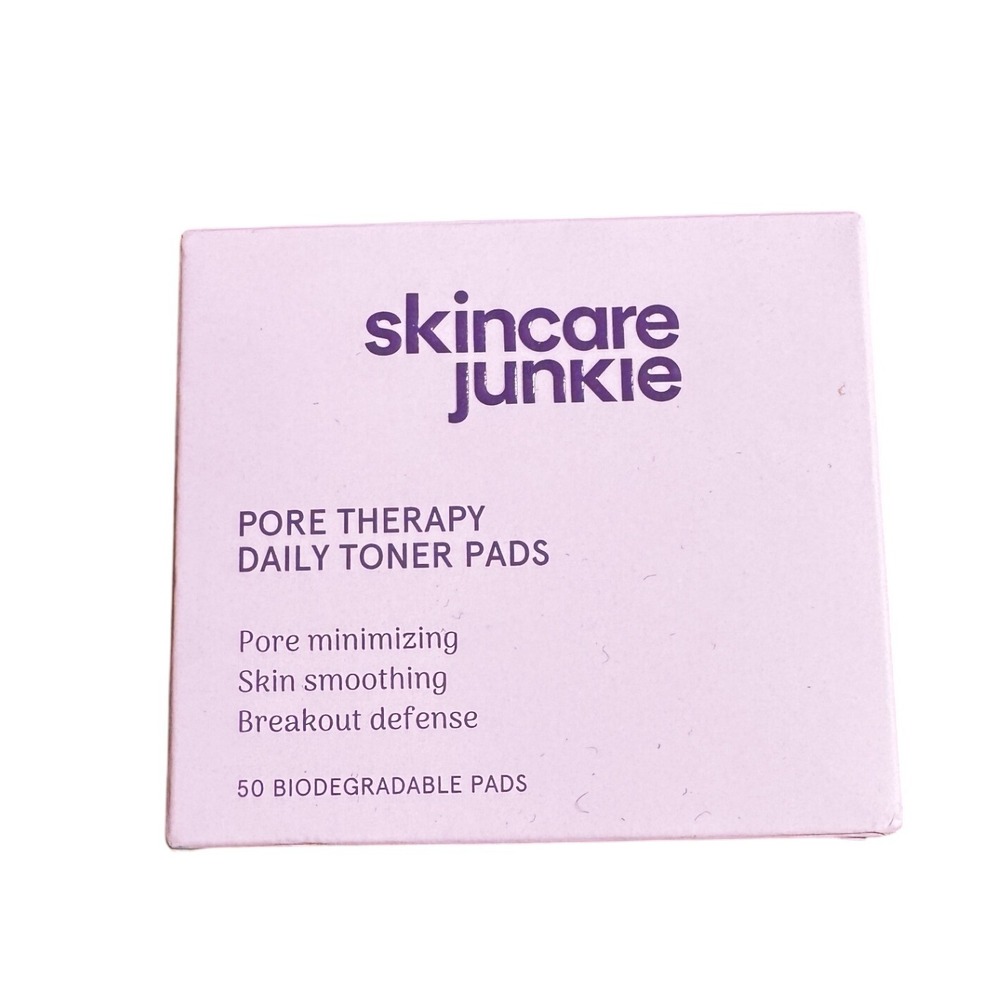 Skincare Junkie‎ Pore Therapy Daily 50 Toner Pads Beauty Face Skin